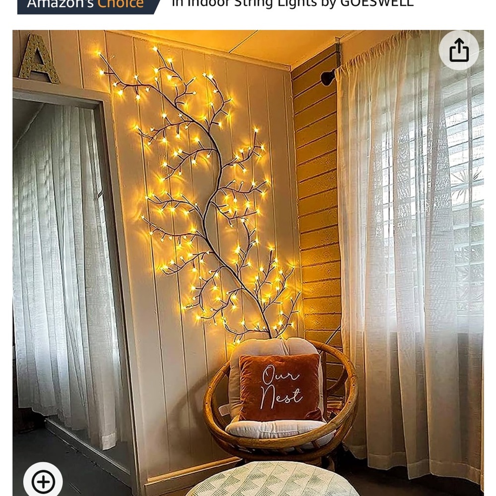 Willow tree, Vine lights (4)